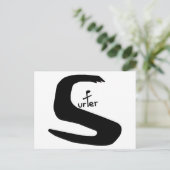 Carte Postale surfer (Debout devant)