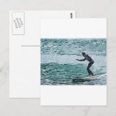 Carte Postale surfer (Devant / Derrière)