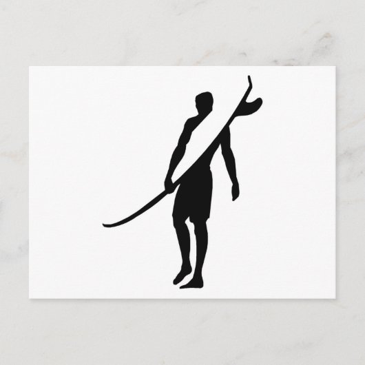Carte Postale surfer1 (Devant)