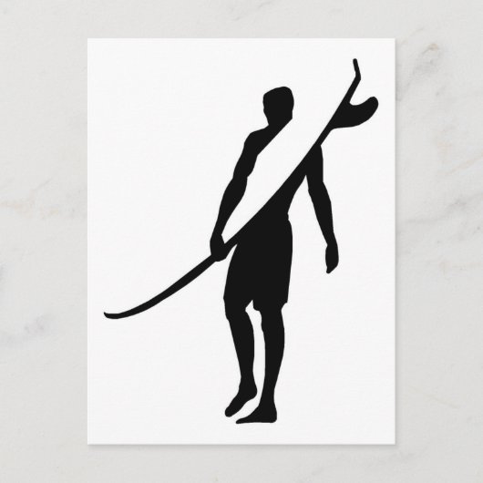 Carte Postale surfer1 (Devant)
