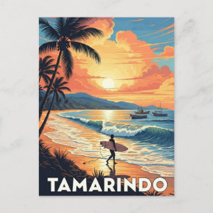 Carte Postale Surfer à Tamarindo Costa Rica