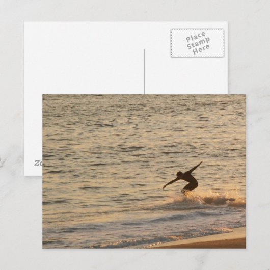 Carte Postale Surfer Dude (Devant / Derrière)