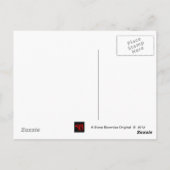 Carte postale Surfer Girl (Dos)