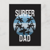 Carte Postale Surfer papa (Devant)