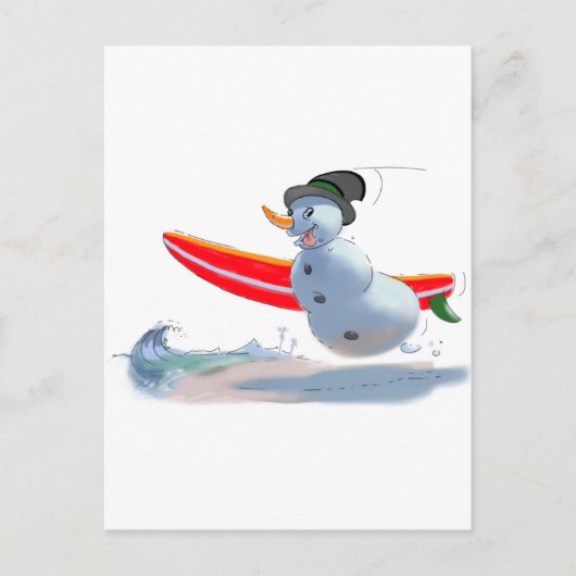 Carte Postale sUrFeR sNoWmAn (Devant)