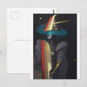 Carte Postale Surfer sur l'Astro-Witch (Devant / Derrière)