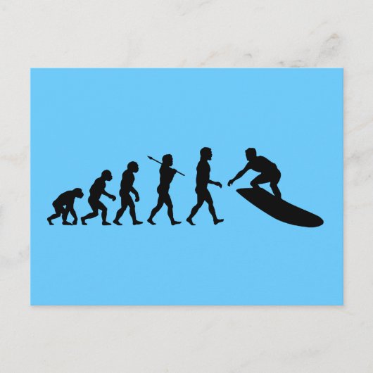 Carte Postale Surfer Surf Sport (Devant)