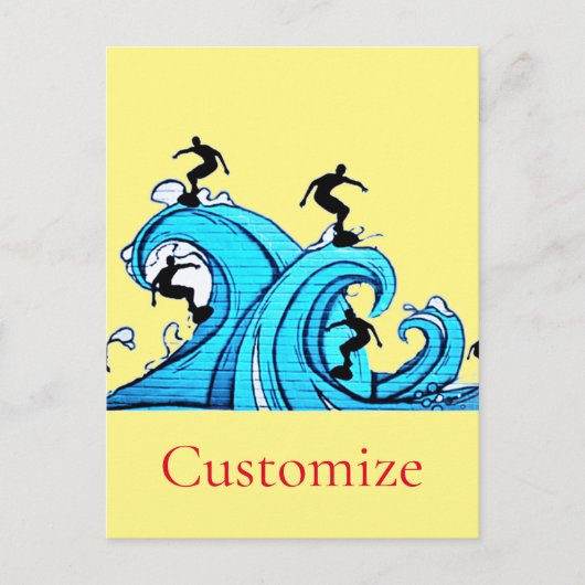 Carte Postale Surfers Partout Thunder_Cove (Devant)