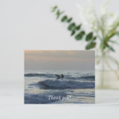 Carte Postale Surfeur en attente (Debout devant)