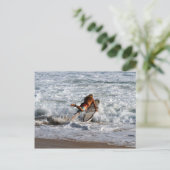 Carte Postale Surfeurs hawaïens plongent (Debout devant)