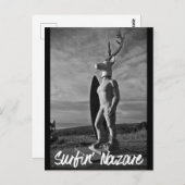 Carte Postale Surfin Nazare (Devant / Derrière)