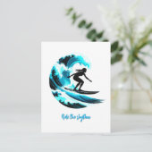 Carte Postale surfing (Debout devant)