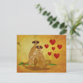 Carte Postale Suricate (Debout devant)