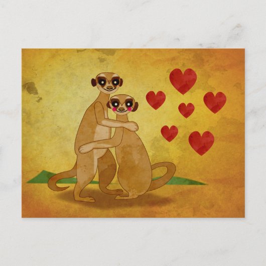 Carte Postale Suricate (Devant)