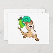 Carte Postale Suricate avec escargot.PNG (Devant / Derrière)