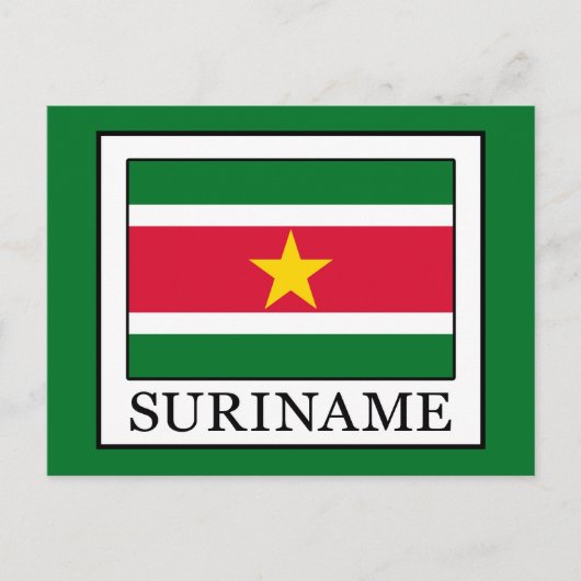 Carte Postale Suriname (Devant)