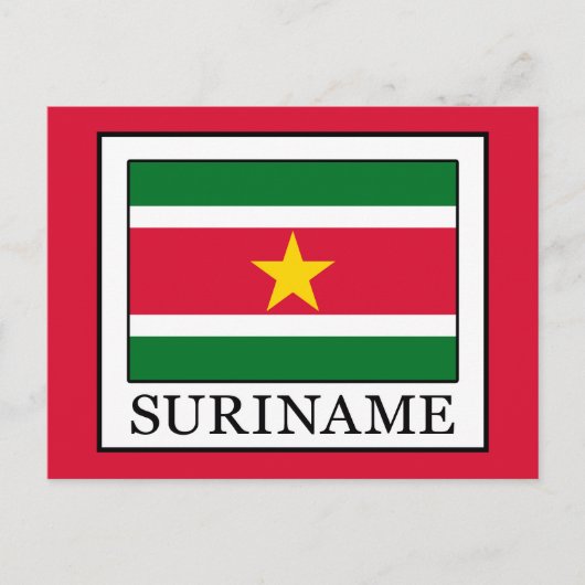 Carte Postale Suriname (Devant)