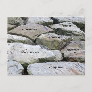 Carte Postale Surmonter des obstacles !