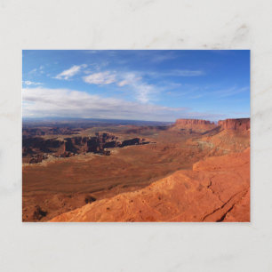 Carte Postale Surplomb de White Rim dans le parc national de Can