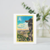 Carte Postale Surplombant le rocher à Glacier PointYosemite, CA (Debout devant)