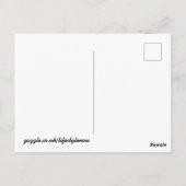 Carte postale - Surplombant l'océan (Dos)