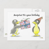 Carte Postale Surprise ! C'est ton anniversaire (Devant / Derrière)