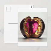 Carte Postale Surprise chocolat Valentine (Devant / Derrière)