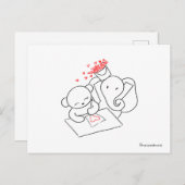 Carte Postale Surprise de la Saint-Valentin (Devant / Derrière)