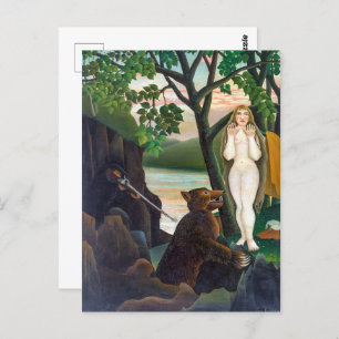 Carte Postale Surprise désagréable   Henri Rousseau  