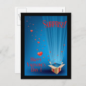 Carte postale Surprise Valentine (Devant / Derrière)