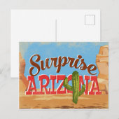 Carte Postale Surprise Vintage voyage Arizona (Devant / Derrière)