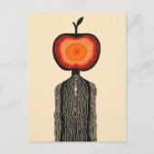 Carte Postale Surreal Apple Person (Devant)