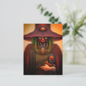 Carte postale Surreal Bird Creator et Baby (Debout devant)