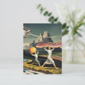 Carte Postale Surreal Breakfast Women (Debout devant)