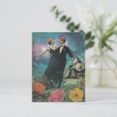 Carte Postale Surreal Dancing People Adventure Collenture Train (Debout devant)