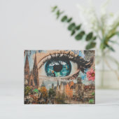 Carte Postale Surreal Eye Looking at the City (Debout devant)