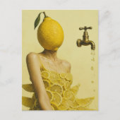 Carte Postale Surreal Lemon Lady (Devant)