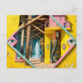 Carte Postale Surreal Mermaids Come To the Pier Once a Year (Devant)