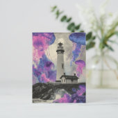 Carte Postale Surreal Purple méduse au phare (Debout devant)