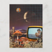 Carte Postale Surreal Retro Futurism Space Collage Art (Devant)