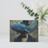 Carte Postale Surreal Whale in a Suit (Debout devant)