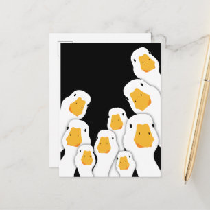 Carte Postale Surveillance des oies : surveillance spatiale des 