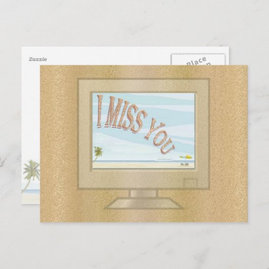 Carte Postale Surveiller les voeux d'été (Devant / Derrière)