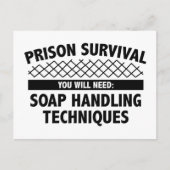 Carte Postale Survie en prison (Devant)