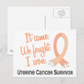 Carte Postale Survivant 11 Cancer de l'utérus (Devant / Derrière)