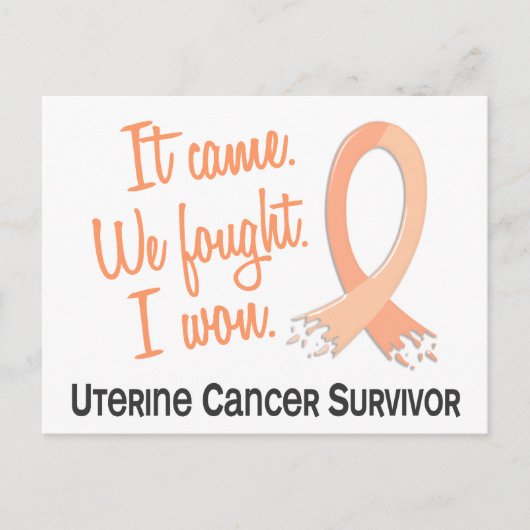 Carte Postale Survivant 11 Cancer de l'utérus (Devant)