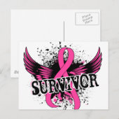 Carte Postale Survivant 16 Cancer du sein (Devant / Derrière)