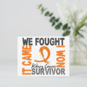 Carte Postale Survivant 5 Cancer du rein (Debout devant)