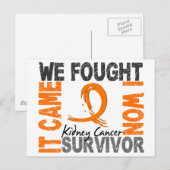 Carte Postale Survivant 5 Cancer du rein (Devant / Derrière)