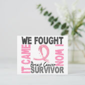 Carte Postale Survivant 5 Cancer du sein (Debout devant)